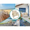 MPM Foldable Camp Chair, Portable Folding Chair, Collapsible Arm Chair, For Picnic, Camping - 2 of 4