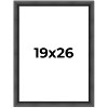 PosterPalooza | Refined Black Picture Frame - UV Acrylic, Foam Board Backing, Hanging Hardware - 2 of 4
