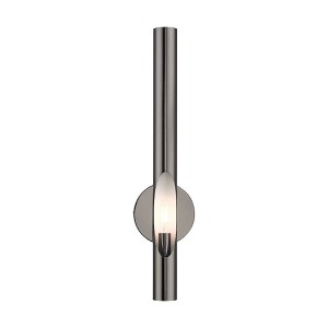 Livex Lighting Acra 1 - Light Wall Light in  Black Chrome - 1 of 1