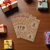 Unique Bargains Gift Wrap Paper Kraft 27.56"x19.69" 5 Pcs - 2 of 4