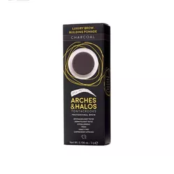 Arches & Halos Luxury Brow Building Pomade - Charcoal - 0.106oz