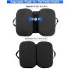 5 Star Super Deals Folding Gel Seat Cushion & Ergonomic Coccyx Orthopedic Lumbar Support Tailbone Travel Pillow w/ Cooling Gel - 3 of 4