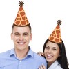Big Dot of Happiness Giraffe Print - Cone Happy Birthday Party Hats for Kids and Adults - Set of 8 (Standard Size) - 2 of 4