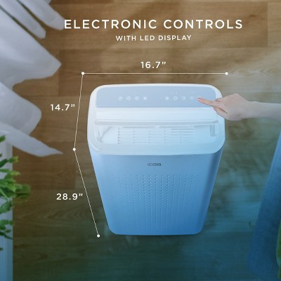 Commercial Cool 9,000 BTU Blue Portable Air Conditioner with WiFi and Alexa