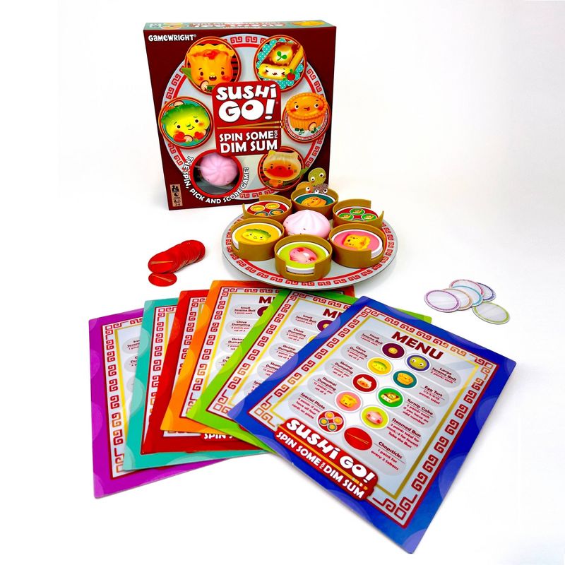 Gamewright Sushi Go Spin Some for Dim Sum Board Game, 3 of 12
