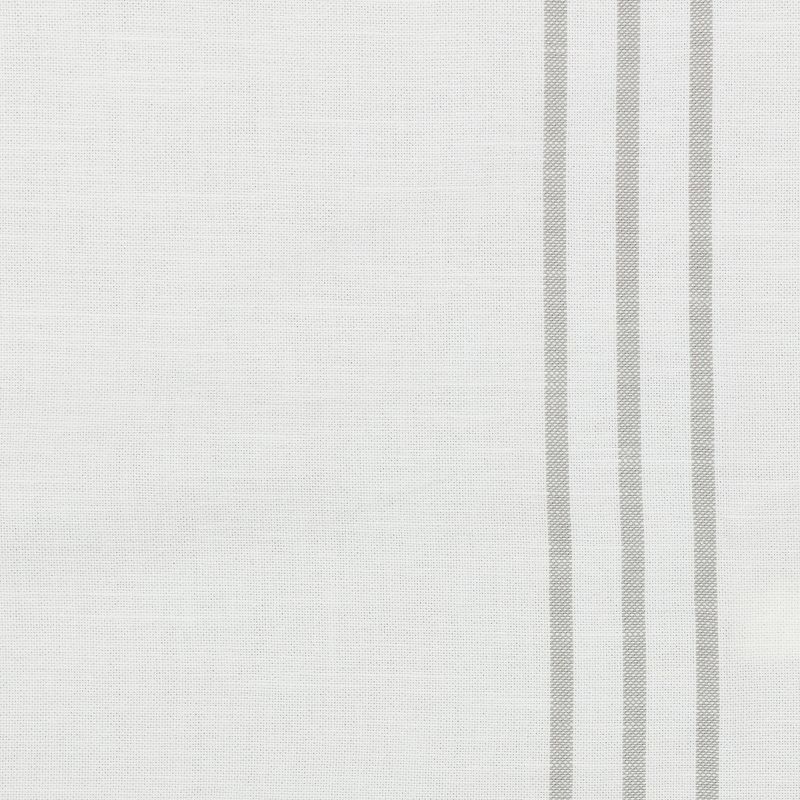2pk 42&#34;x36&#34; Light Filtering Stripe Border Curtain Tiers Cream/Gray - Threshold&#8482;, 4 of 11