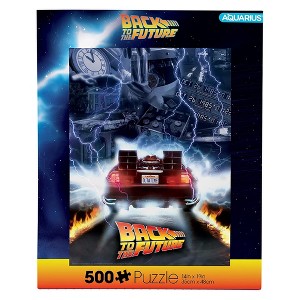 Aquarius Puzzles Back To The Future Out A Time 500 Piece Jigsaw Puzzle - 1 of 3