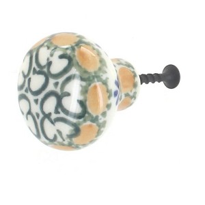 Blue Rose Polish Pottery 440 Ceramika Artystyczna Drawer Pull - 1 of 1