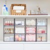Aoibox Clear Stackable Acrylic Storage Drawers 4 Pack Plastic Organizer Bins for Bathroom Vanity Pantry Kitchen Cabinet - 2 of 4