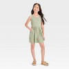 Girls' Rib Tank Dress - Cat & Jack™ Hot Pink - 3 of 3