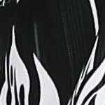 palm tree floral black