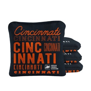 Skip's Garage | Gameday Cincinnati Football Synergy Pro Cornhole Bags (Set of 4) - 1 of 4