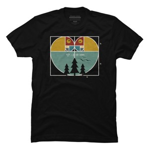 Men's Design By Humans Fibonacci's Nature Love By Maryedenoa T-Shirt - 1 of 2