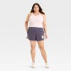 Women's Daisy Duck Graphic Shorts - Navy - 3 of 3