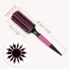 Unique Bargains Nylon Bristle Pins Round Hair Brush Pink 10.04"x2.17" 1 Pc - 3 of 4