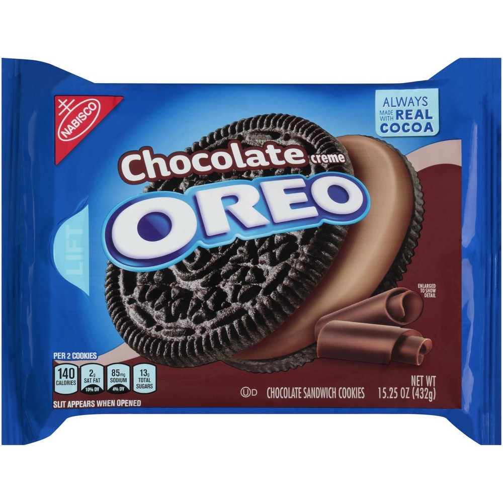 UPC 044000025298 product image for Oreo Chocolate Creme Sandwich Cookies 15.25oz | upcitemdb.com