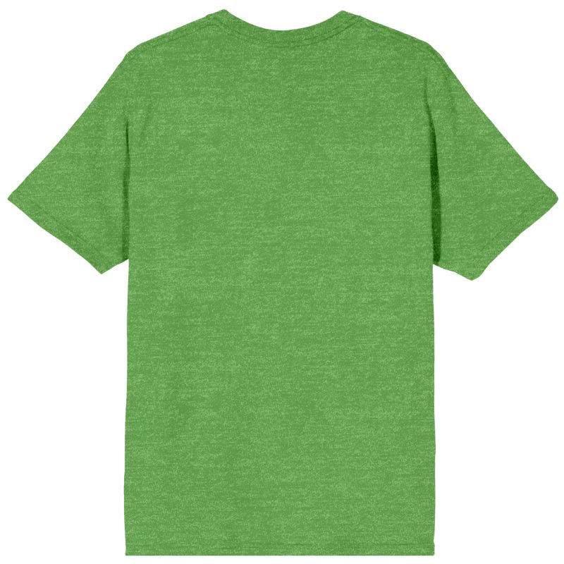 TMNT Comic Origins Monotone Art Crew Neck Short Sleeve Green Heather Women's T-shirt, 3 of 4