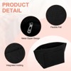 Unique Bargains Felt Makeup Bags and Organizers Multiple Compartments Purse Insert - 3 of 4