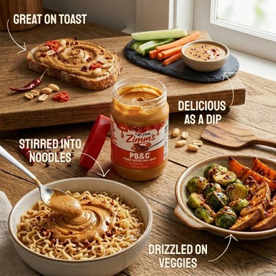 A-Sha Foods USA Zimm's Peanut Butter Chili Crisp Mild - 16oz