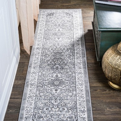 Palmette Modern Persian Floral Area Rug - JONATHAN Y