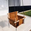 Sweet Swinging - Premium Outdoor Baby/Toddler Swing W/Pillow - Nutmeg - 4 of 4