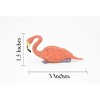 Collectible Wildlife Gifts | Flamingo, Flamingos, Bird, Very Realistic Rubber Reproduction, Hand Painted Figurines     3"      CH141 B245 - 2 of 4