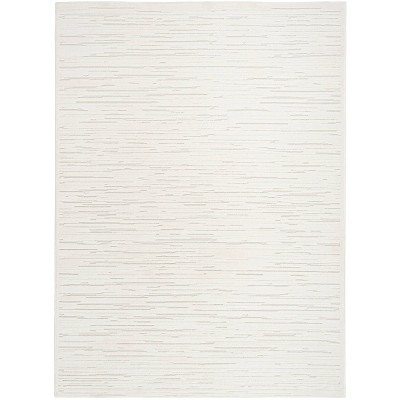 Nourison Care Free Abstract Machine Woven Rug