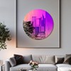 Artloge Wall Decor Mirror Long Oblong/Round Shape Iridescent Mirror Rainbow aesthetic Mirrors - 3 of 4