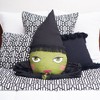 Gallerie II Resting Witch Face Zombinaland Halloween Decorative Soft Figurine Pillow - 2 of 4