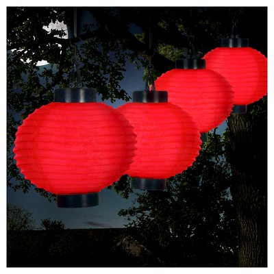 paper lantern garden lights