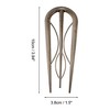 Unique Bargains U-shaped Hair Pin 3.94"x1.50" 1 Pc - 4 of 4