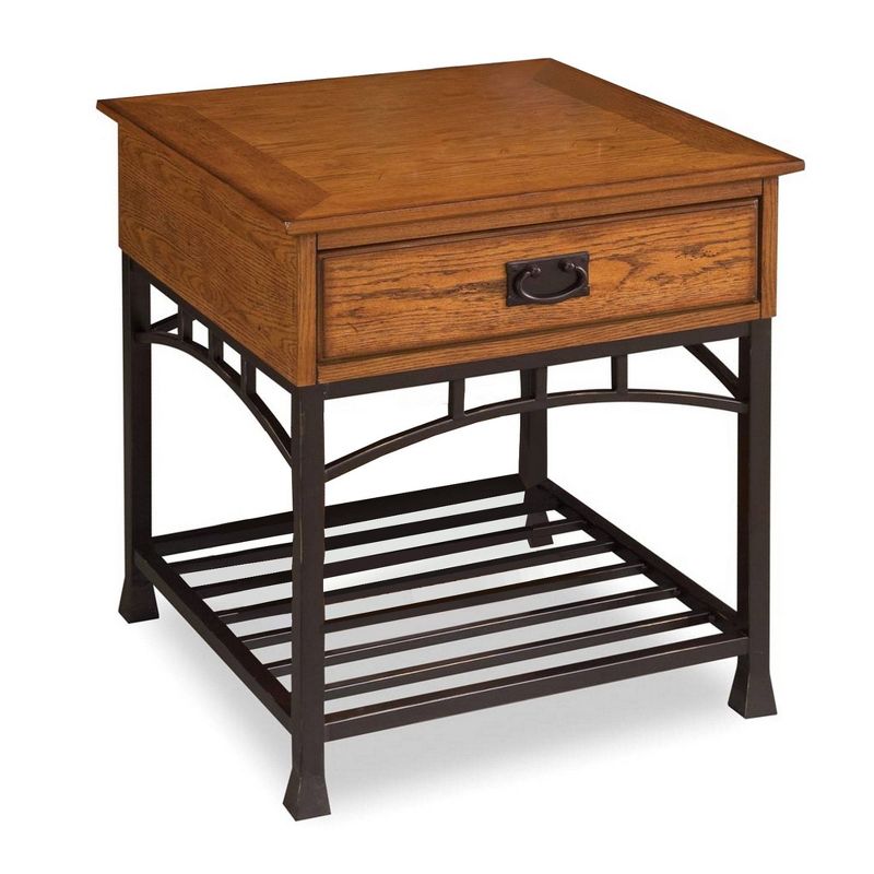 Modern Craftsman End Table Brown - Homestyles, 1 of 7