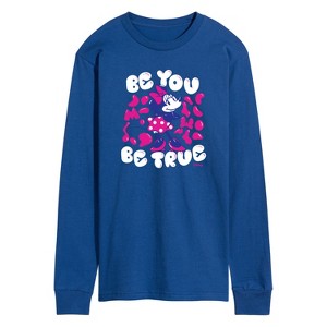 Men's - Disney - Be You Be True Minnie Mouse Long Sleeve Graphic T-Shirt - 1 of 4