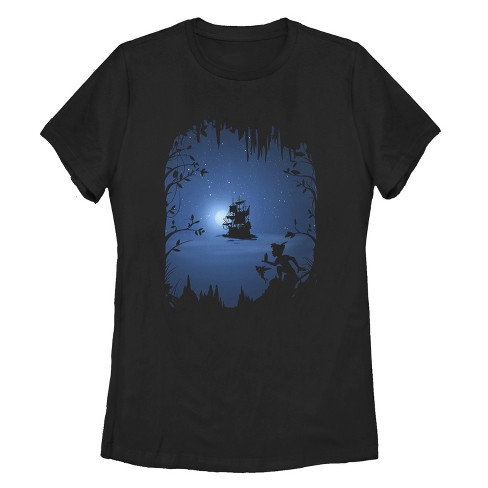 Women's Peter Pan Full Moon Boat T-Shirt - image 1 of 3