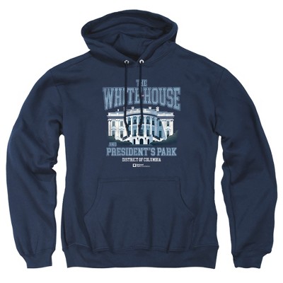 Men's The White House and President's Park In America's Capital Pull-Over Hoodie