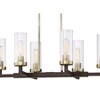 Minka Lavery Ainsley Court 30 1/4"W Bronze and Brass 6-Light Chandelier - 3 of 3