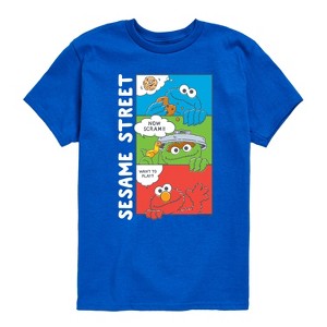 Boys' - Sesame Street - Want To Play? Short Sleeve Graphic T-Shirt - 1 of 4
