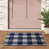 2'x3' Machine Washable Oversized Gingham Handwoven Scatter Accent Rug - Room Essentials™ - 2 of 4
