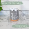 Elanze Designs Let Go God Grey X-Large Cork Bottom, Kitchen Counter, Ceramic Stoneware, Coffee, Tea and Hot Chocolate, Machine Brewing, K Capsule Pod - 4 of 4