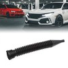 Unique Bargains Plastic Flexible Gas Oil Water Fuel Funnel Spout for Motorcycle Scooter Black - 2 of 4