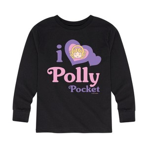 Boys' - Polly Pocket - I Love Polly Pocket Long Sleeve Graphic T-Shirt - 1 of 3