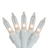 Northlight 300 Clear Mini Icicle Christmas Lights - 13.5 ft White Wire - 2 of 4