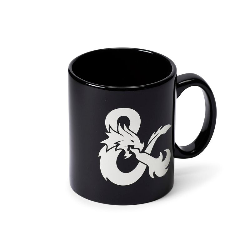 Just Funky Dungeons & Dragons Black Ceramic Ampersand Logo Mug - 16-Ounces, 3 of 7