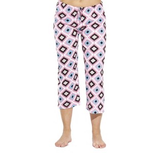 Just Love Womens Knit Jersey Pajama Capris - 100% Cotton PJs - 1 of 3