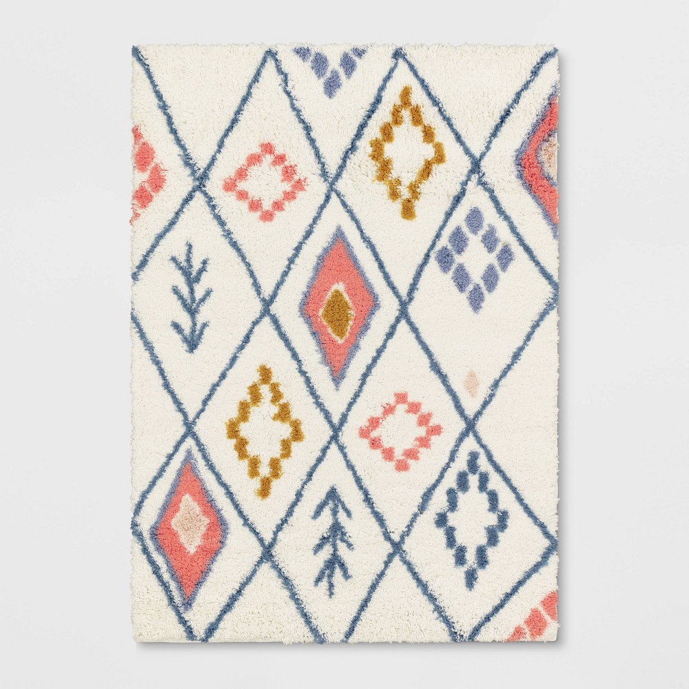 5'x7' Mesa Area Rug Pink/Blue - Pillowfort™