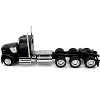 Kenworth W990 3-Axel Day Cab Black 1/87 (HO) Scale Plastic Model Car by HO Logistics - 3 of 4