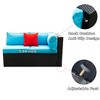 ELJGET Patio Furniture Set Outdoor Wicker Conversation Sets All Weather PE Rattan Sectional Sofa Set with Cushions & Coffee Table - 4 of 4