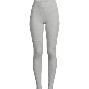 Lands' End Women's High Rise Serious Sweats Fleece Lined Pocket Leggings - 1 of 4