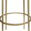 Meridian Furniture,Tyson Gold Iron Bar Stool - 4 of 4