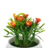 Unique Bargains Artificial Plants Mini Rose Arrangement Plastic 3.15"x3.15"x4.33" 1 Pcs - 4 of 4